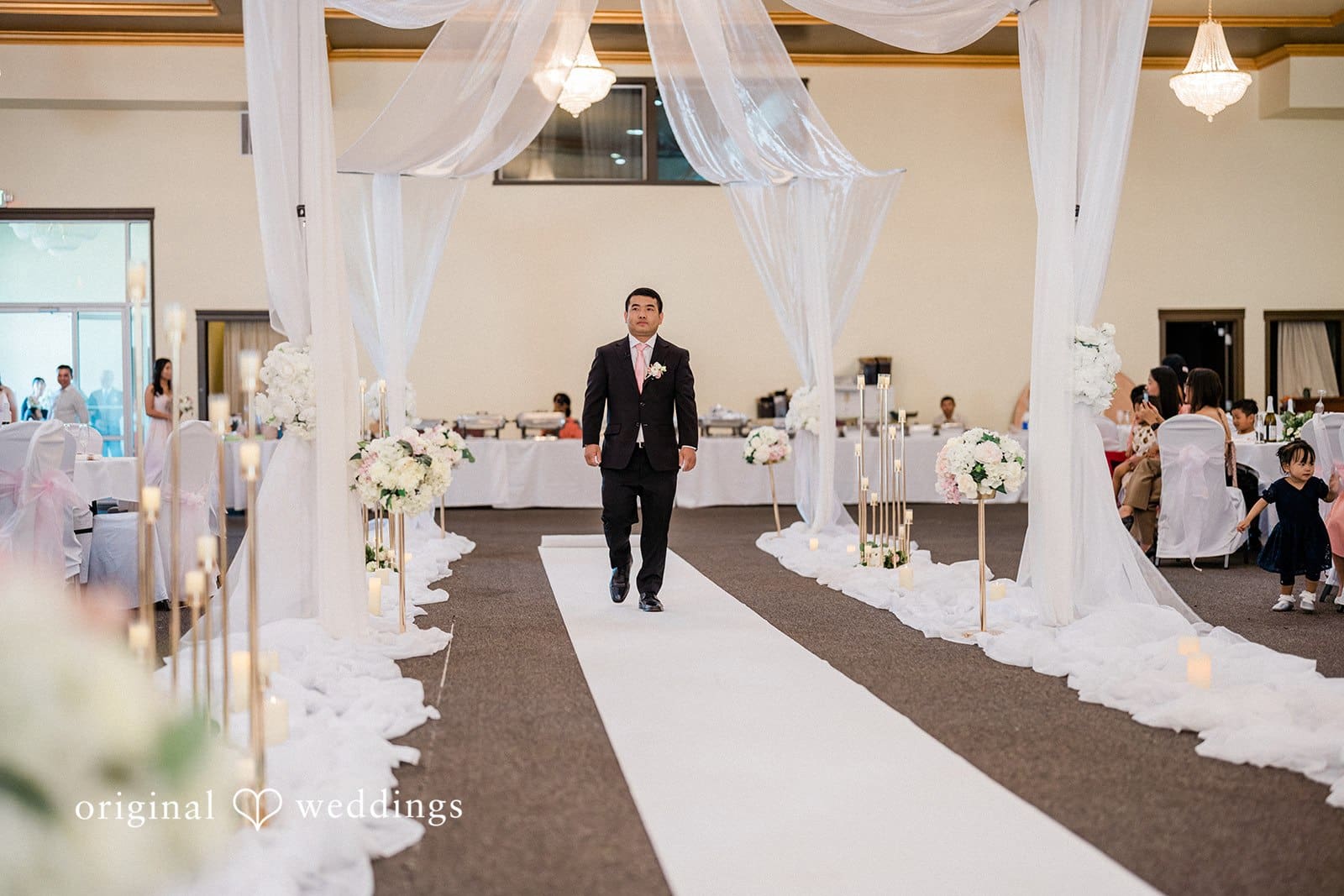 Golden Complex Banquet Hall Wedding // Vicky & Za -