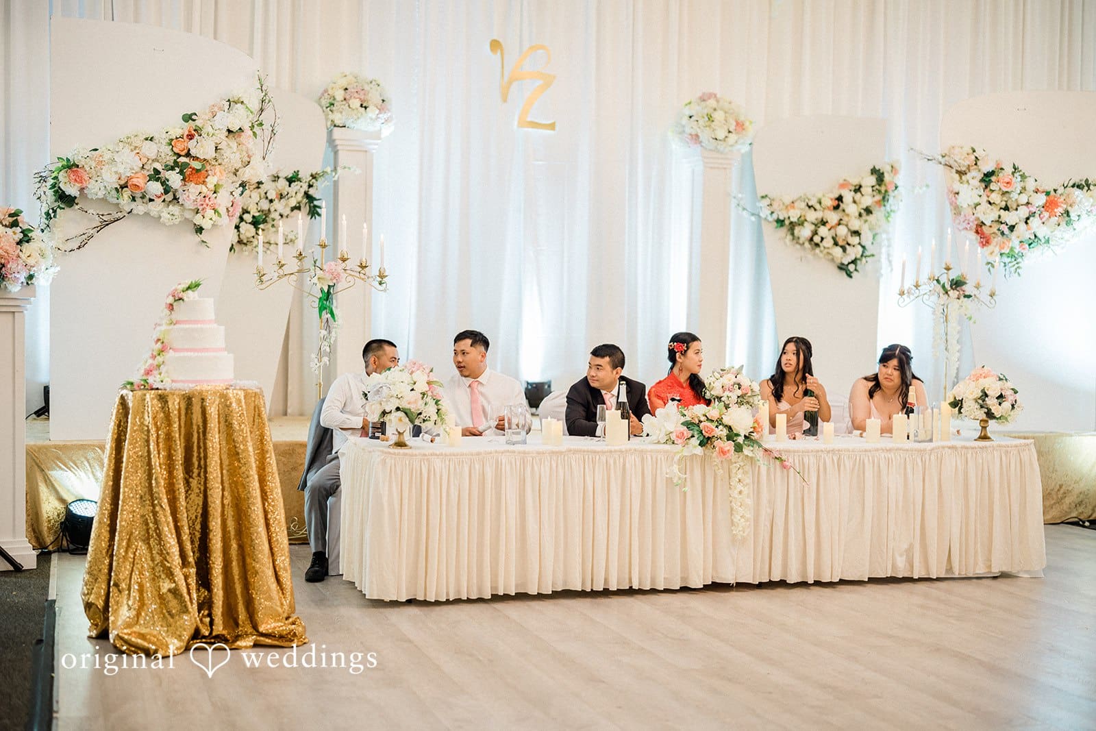 Golden Complex Banquet Hall Wedding // Vicky & Za -