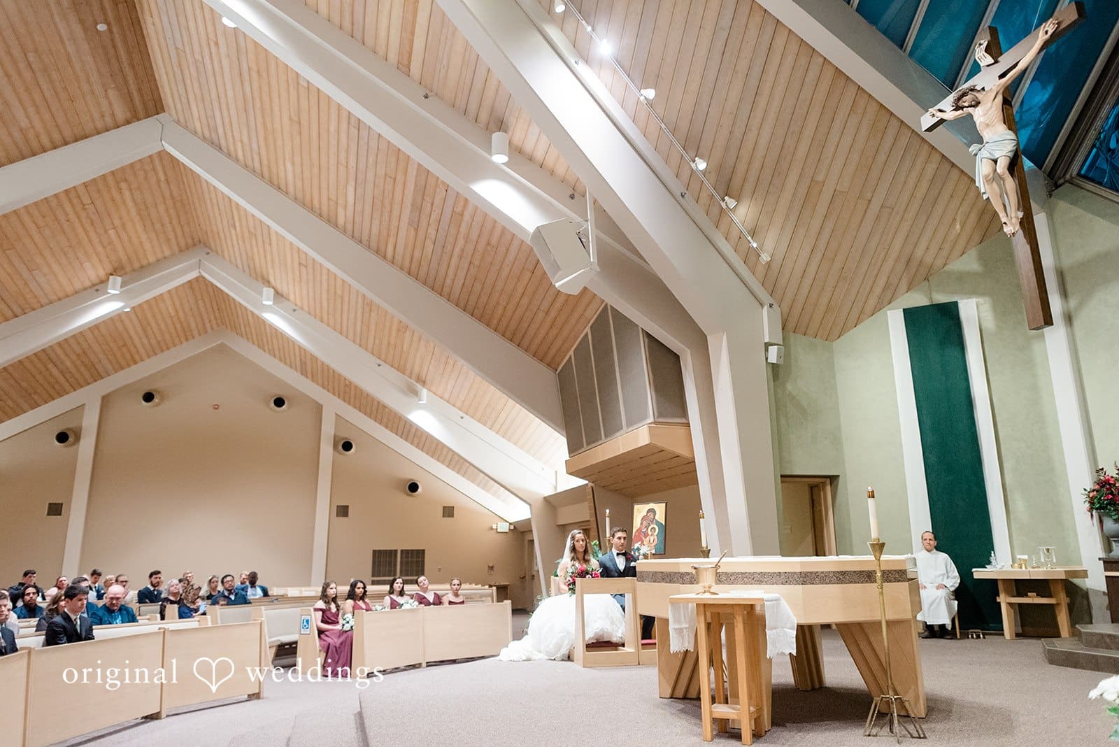 Holy Family Catholic Church Wedding // Rebekah & Benedict -