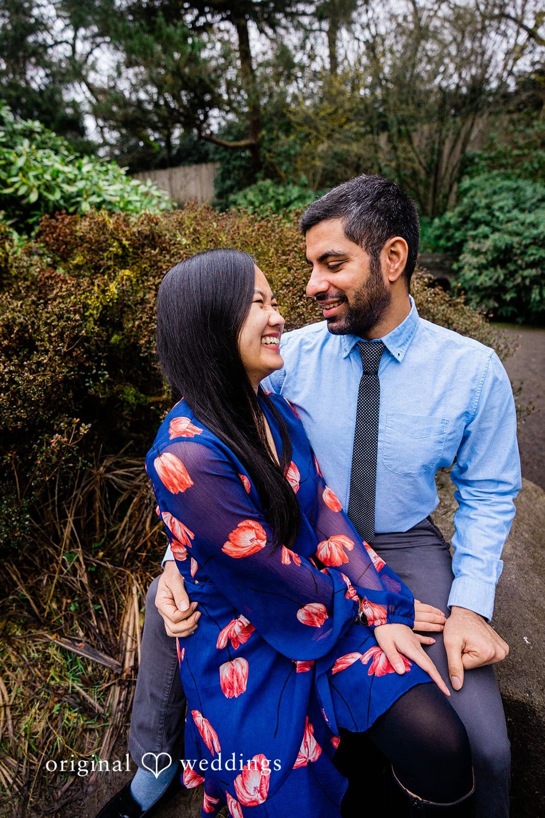 Kubota Garden Engagement // Elise & Parth -