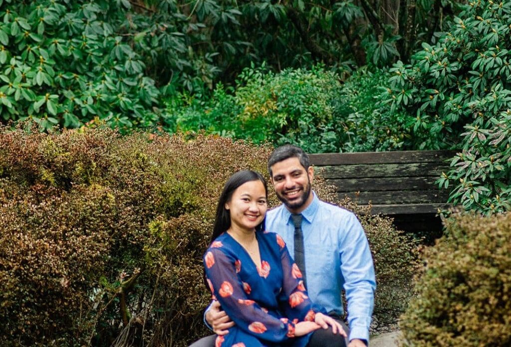 Elise + Parth Kubota Garden Engagement // Elise & Parth -