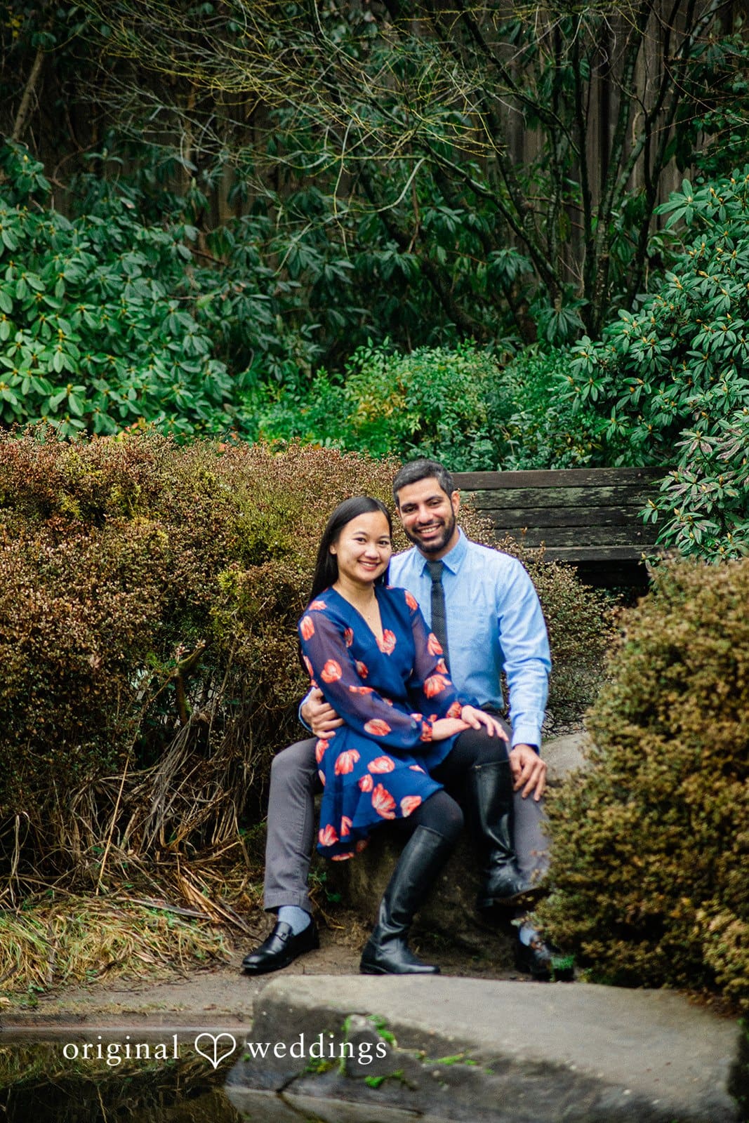 Kubota Garden Engagement // Elise & Parth -