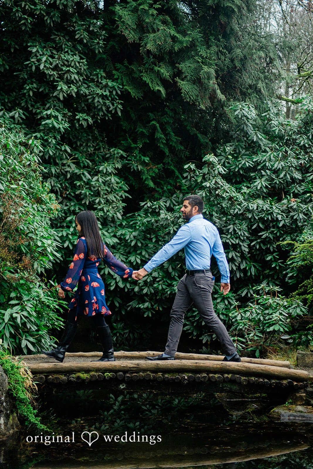 Kubota Garden Engagement // Elise & Parth -
