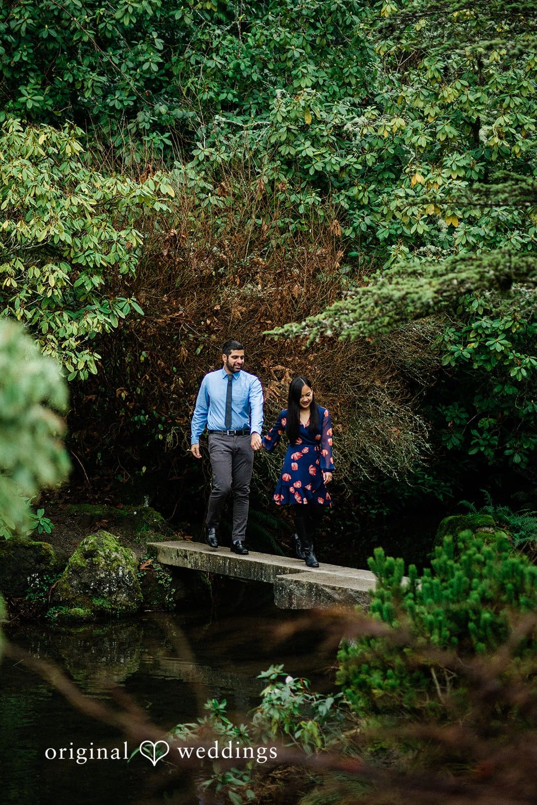 Kubota Garden Engagement // Elise & Parth -