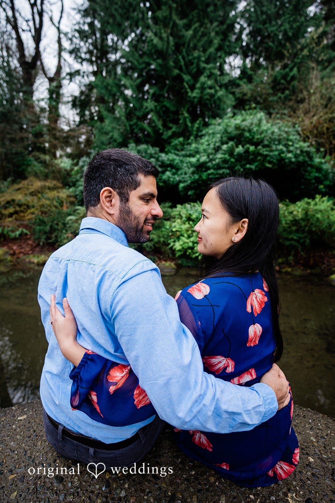 Kubota Garden Engagement // Elise & Parth -