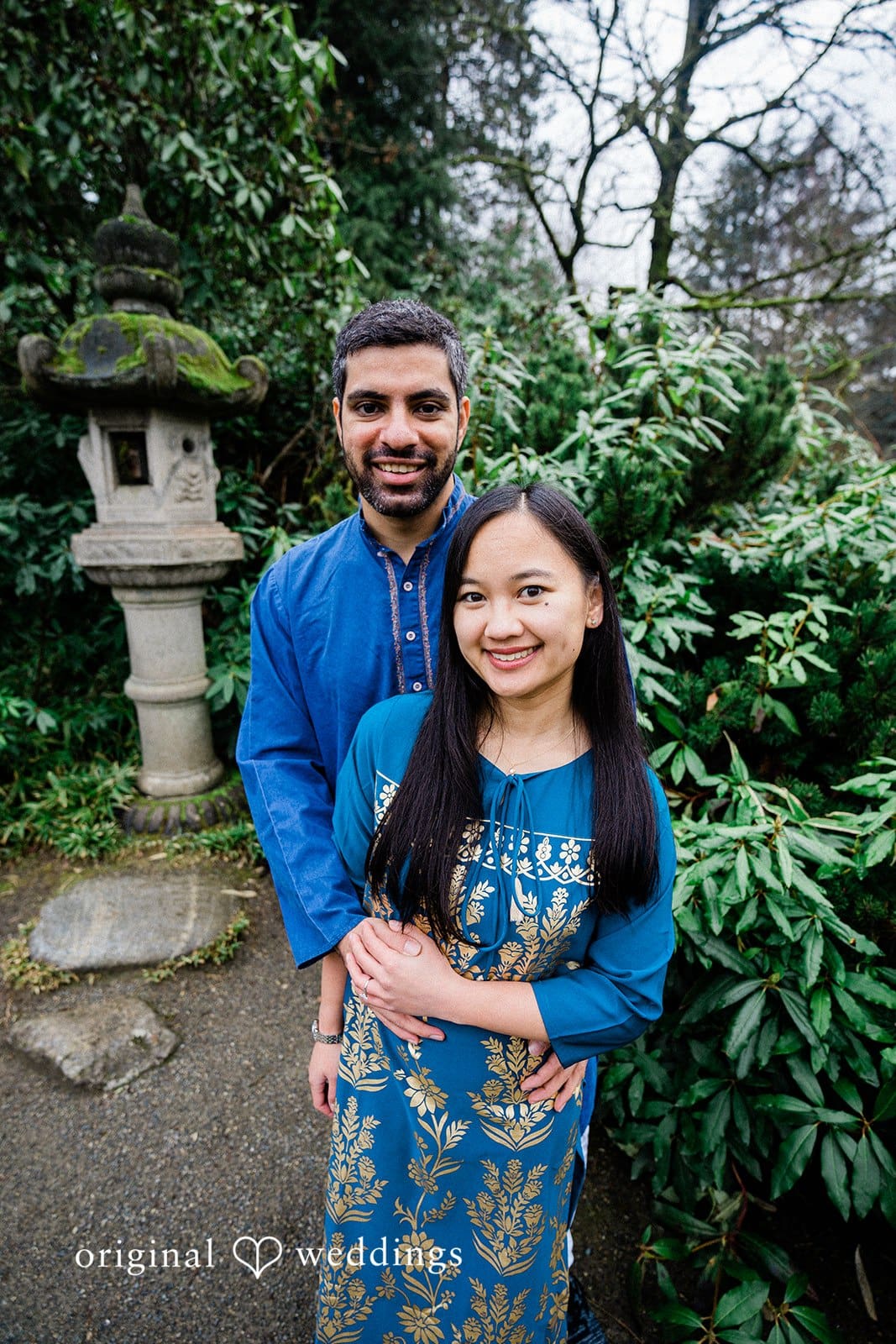 Kubota Garden Engagement // Elise & Parth -
