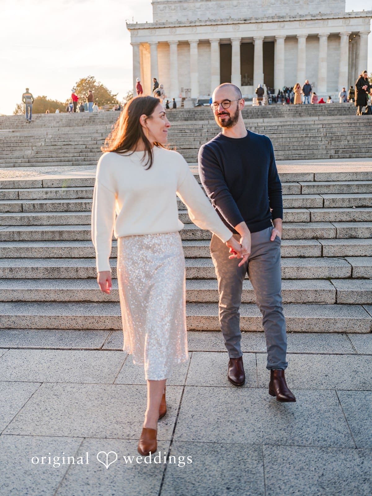 Lincoln Memorial Engagement // Emily & Mace -