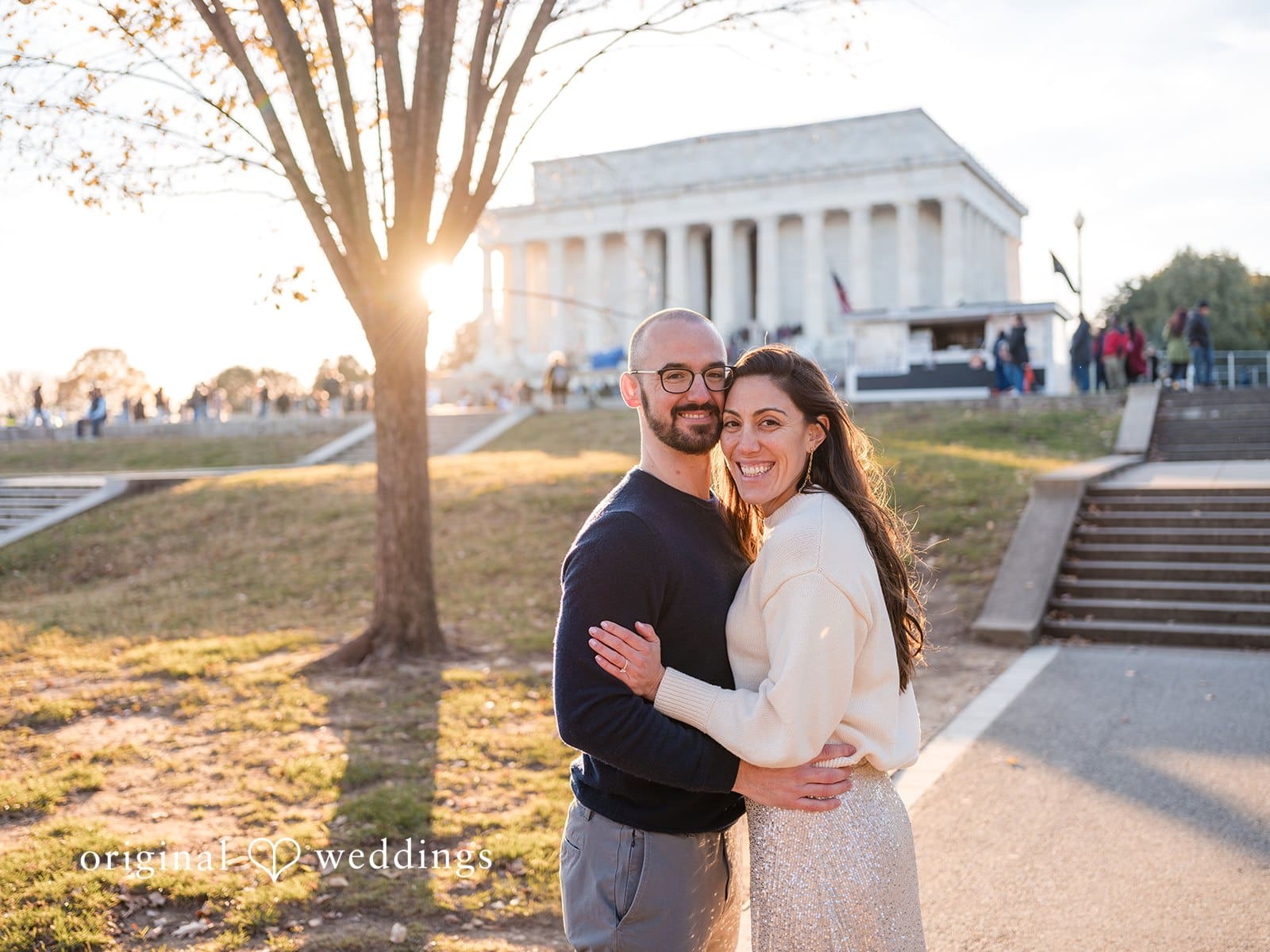 Lincoln Memorial Engagement // Emily & Mace -
