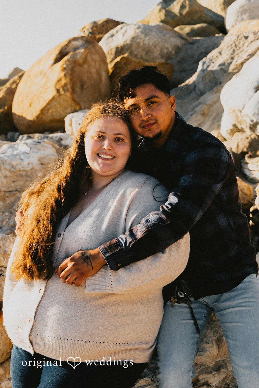 Los Angeles Beach Engagement // Angel & April -