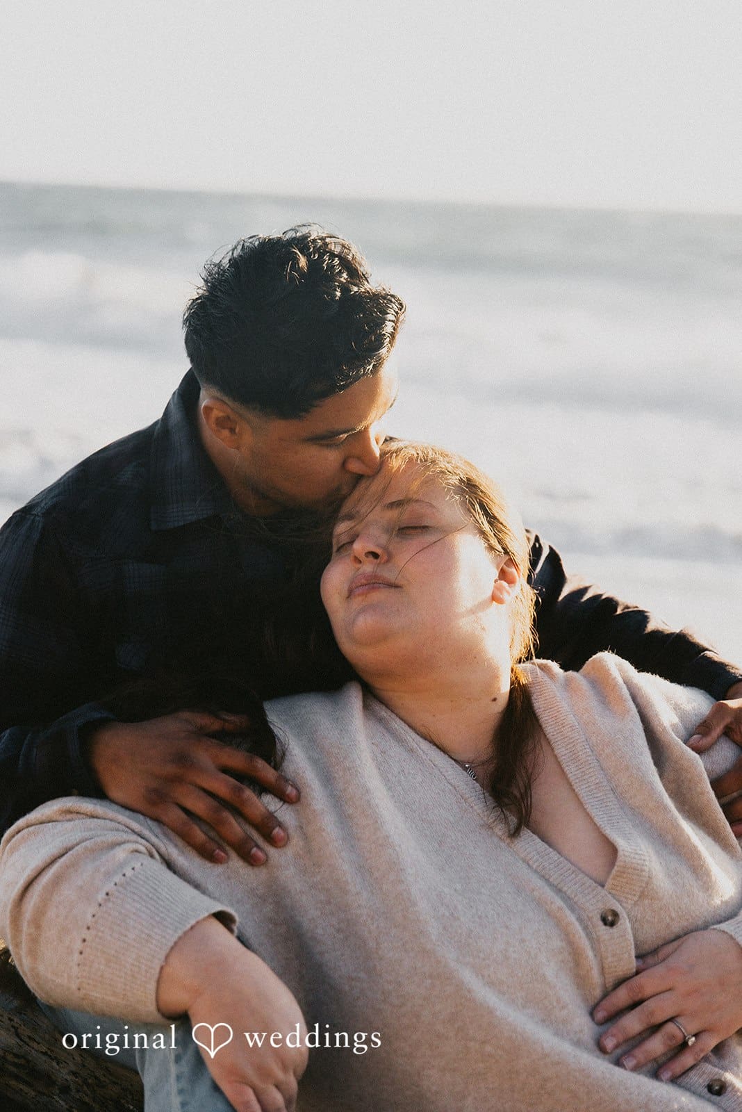 Los Angeles Beach Engagement // Angel & April -