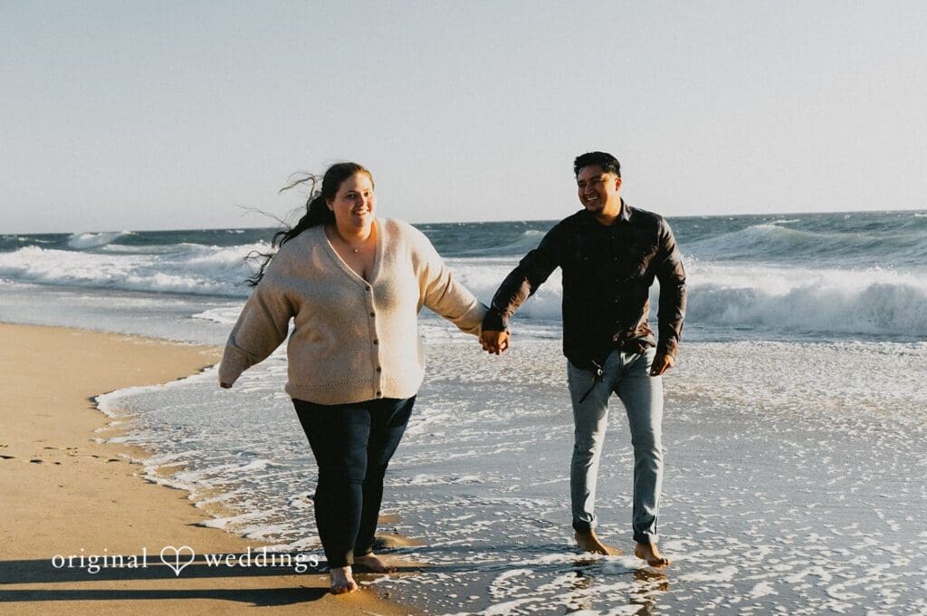 April + Angel Los Angeles Beach Engagement // Angel & April -