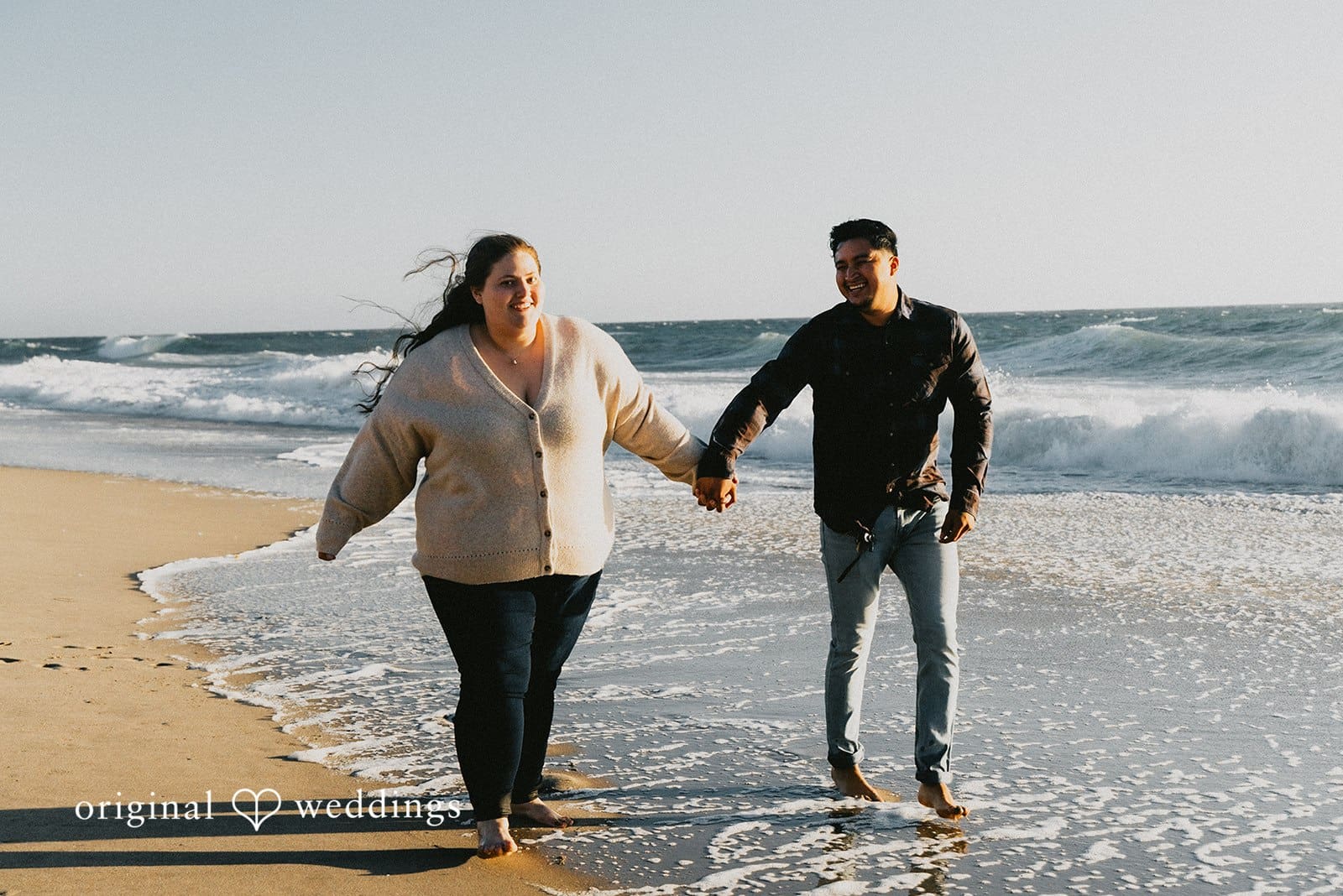 Los Angeles Beach Engagement // Angel & April -