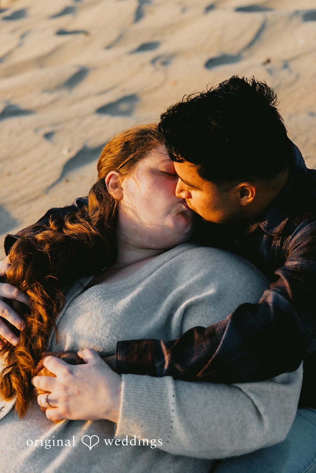 Los Angeles Beach Engagement // Angel & April -