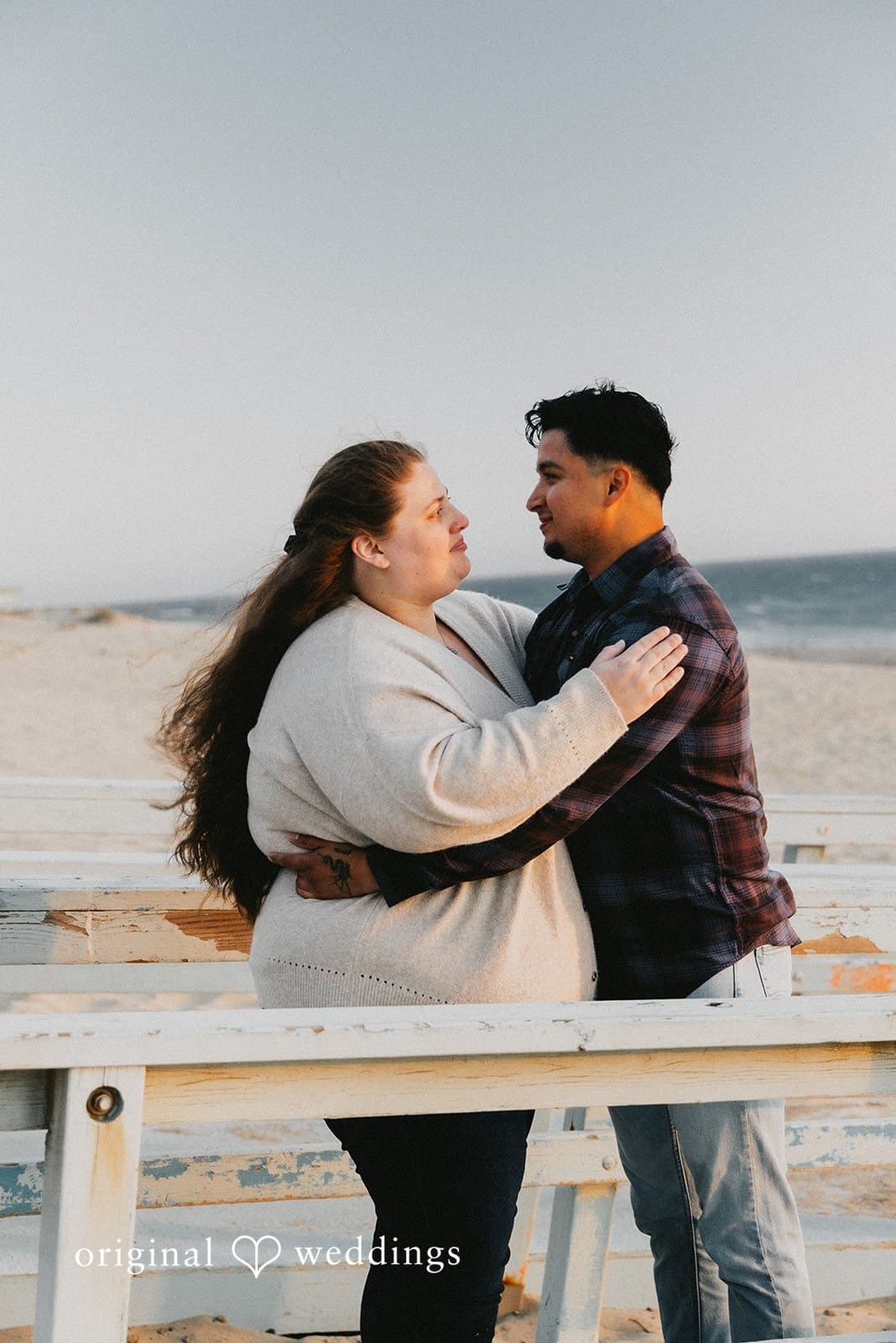 Los Angeles Beach Engagement // Angel & April -