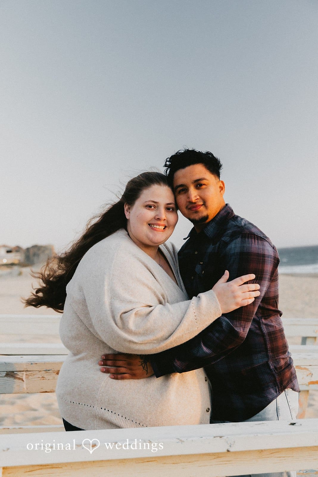 Los Angeles Beach Engagement // Angel & April -
