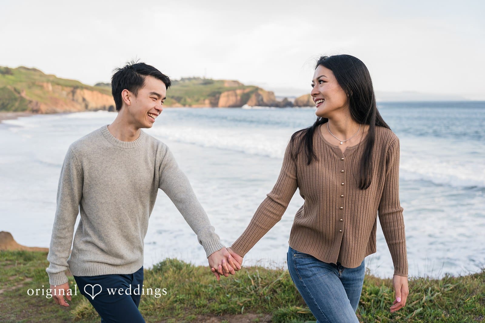 Marin Headlands and Rodeo Beach Engagement // Regina & Joshua -
