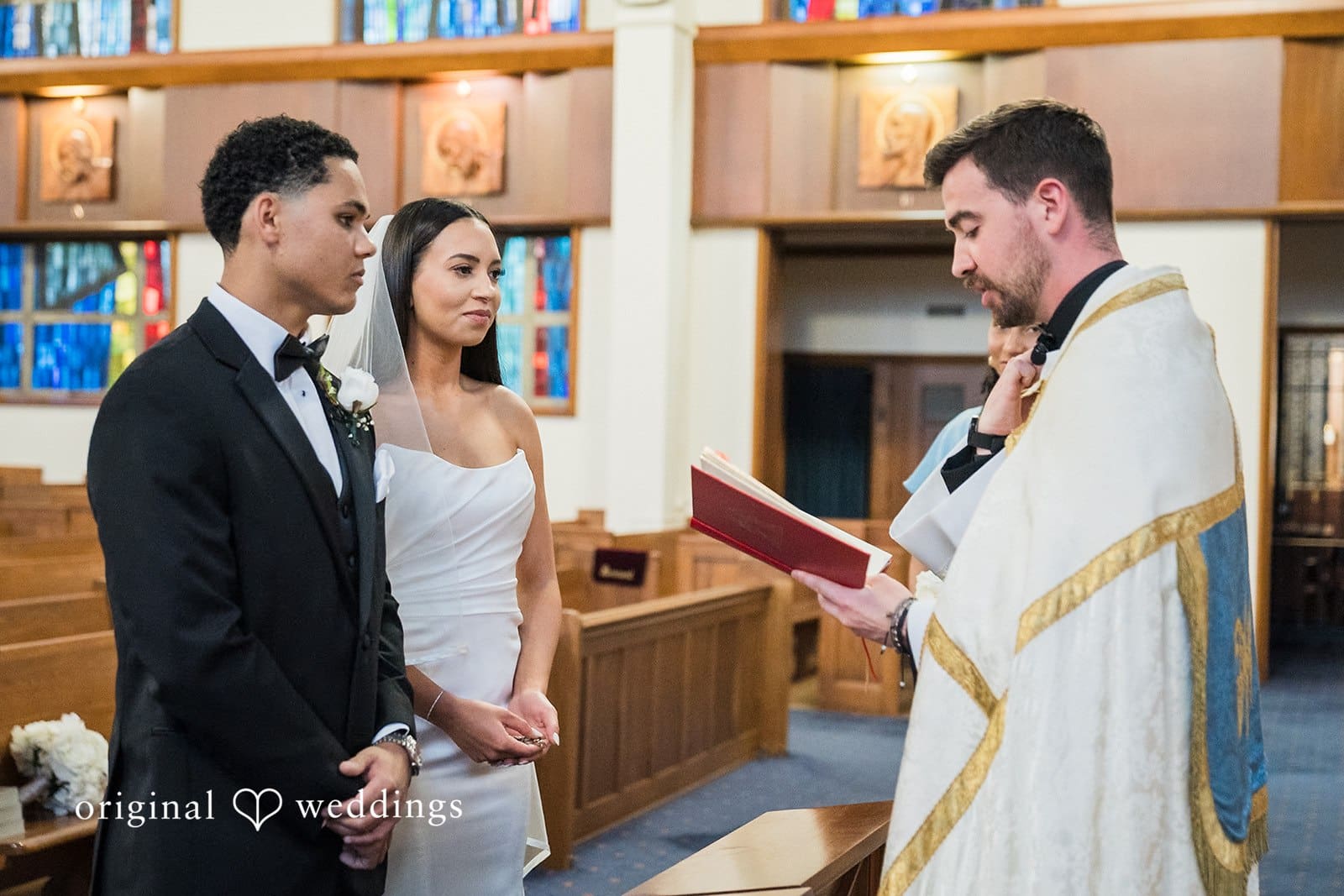 Our Lady of Lourdes Church Wedding // Katelyn & Brooks -