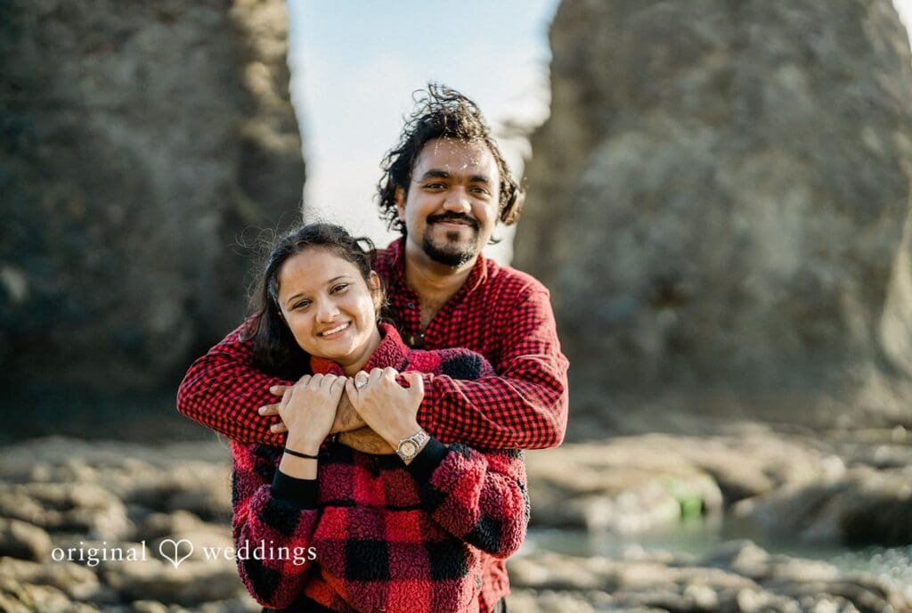 Rialto Beach Engagement // Swapnil & Divya -
