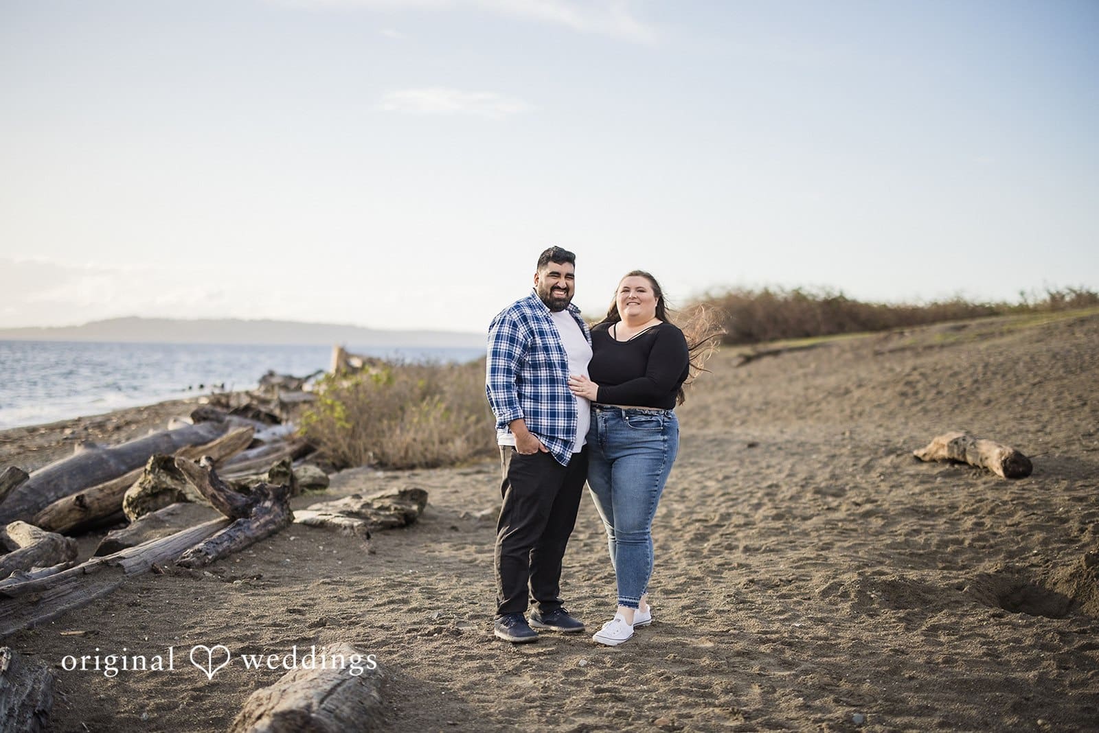 Richmond Beach Saltwater Park in Shoreline Engagement // Judith & Lucas -