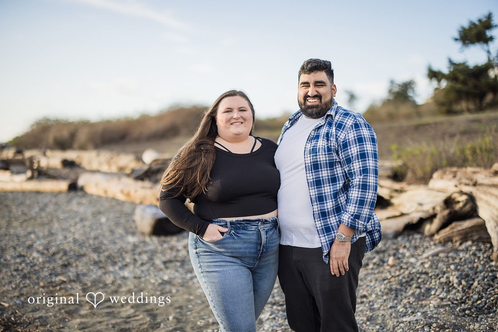 Richmond Beach Saltwater Park in Shoreline Engagement // Judith & Lucas -