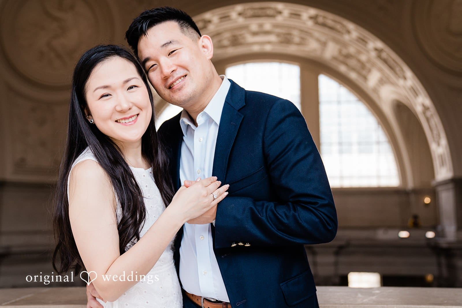 San Francisco City Hall Engagement // Angela & Andrew -