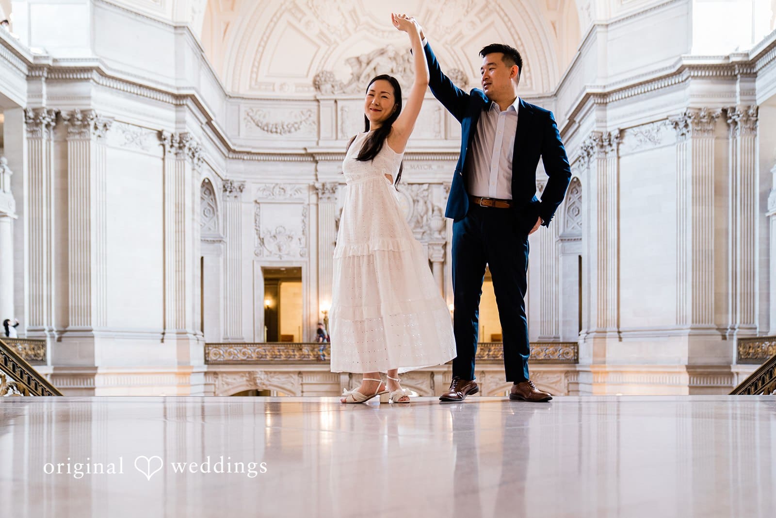 San Francisco City Hall Engagement // Angela & Andrew -