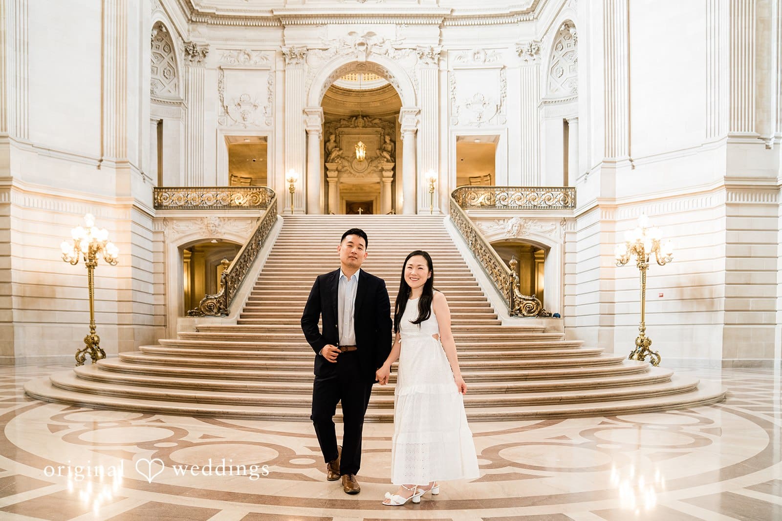 San Francisco City Hall Engagement // Angela & Andrew -