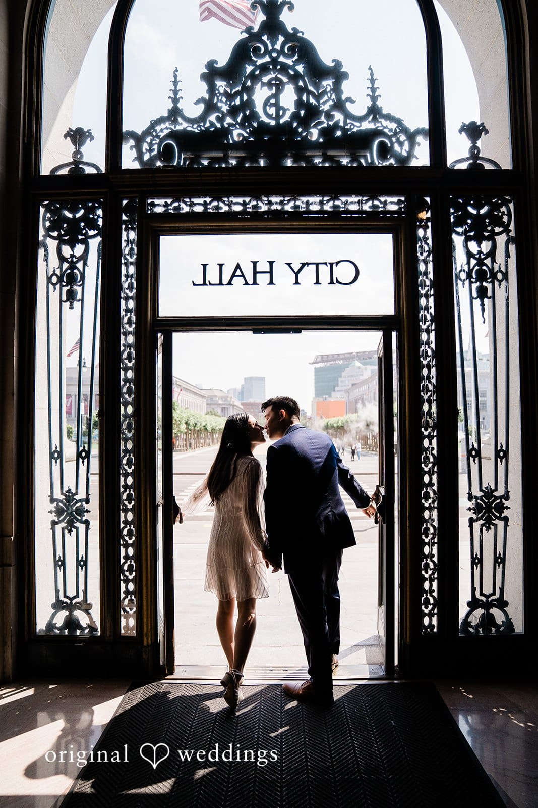 San Francisco City Hall Engagement // Angela & Andrew -