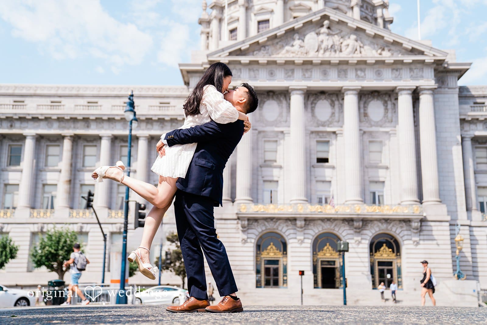 San Francisco City Hall Engagement // Angela & Andrew -