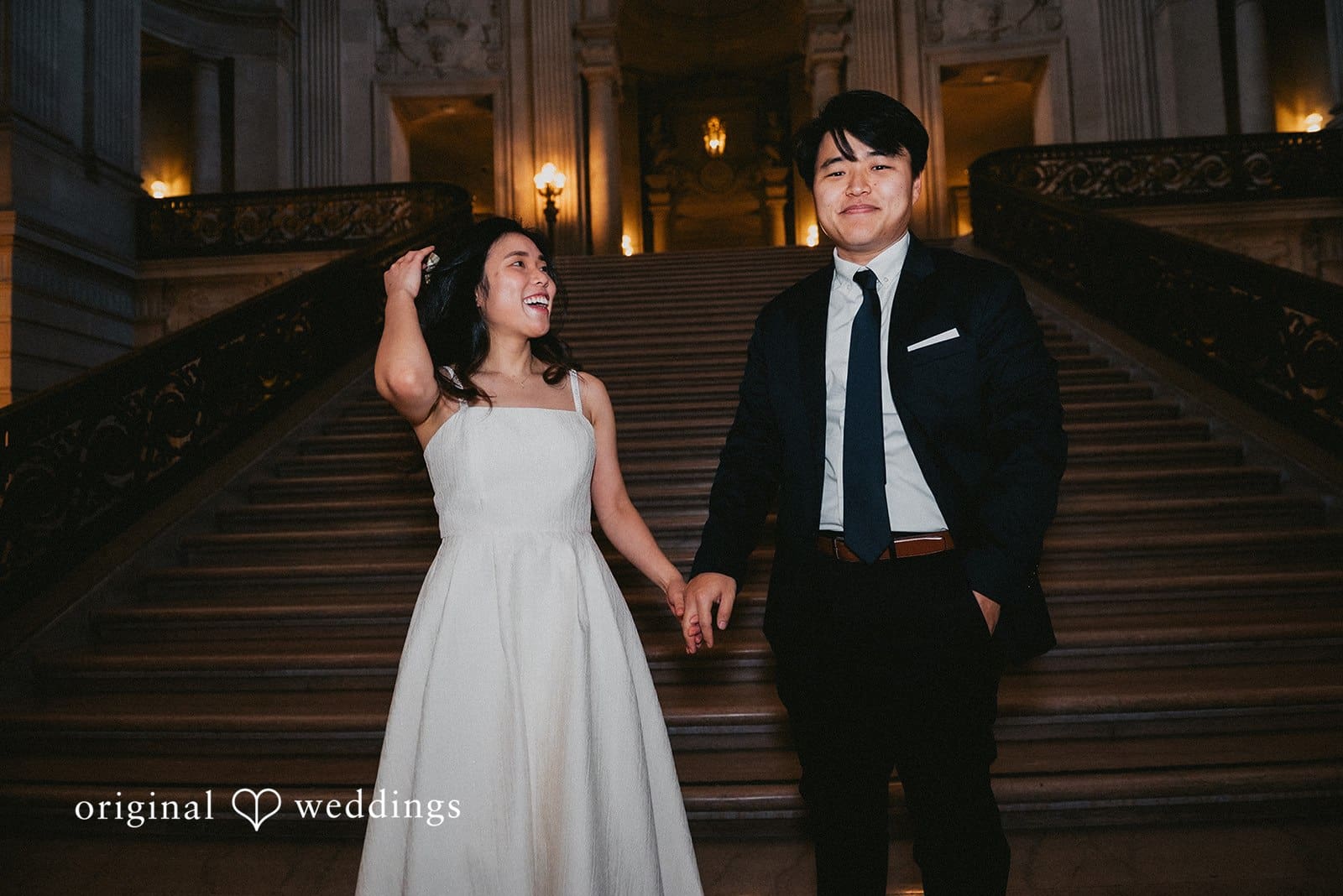 San Francisco City Hall and Japantown Engagement // Ami & Henry -