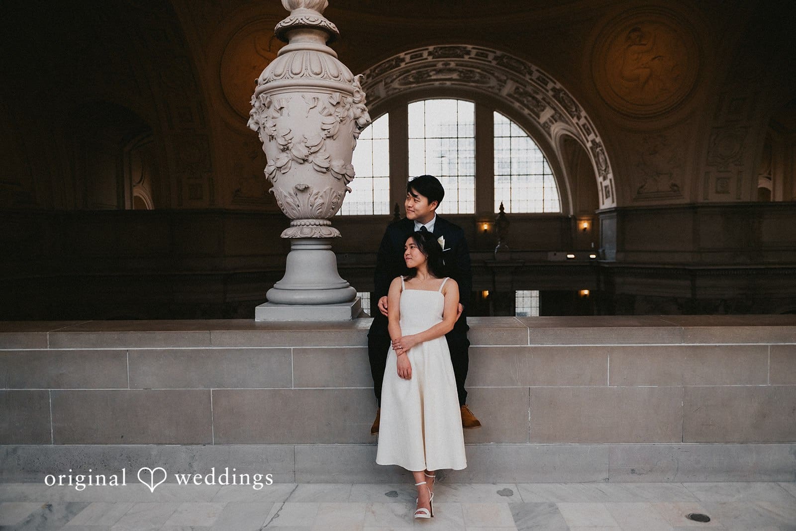 San Francisco City Hall and Japantown Engagement // Ami & Henry -