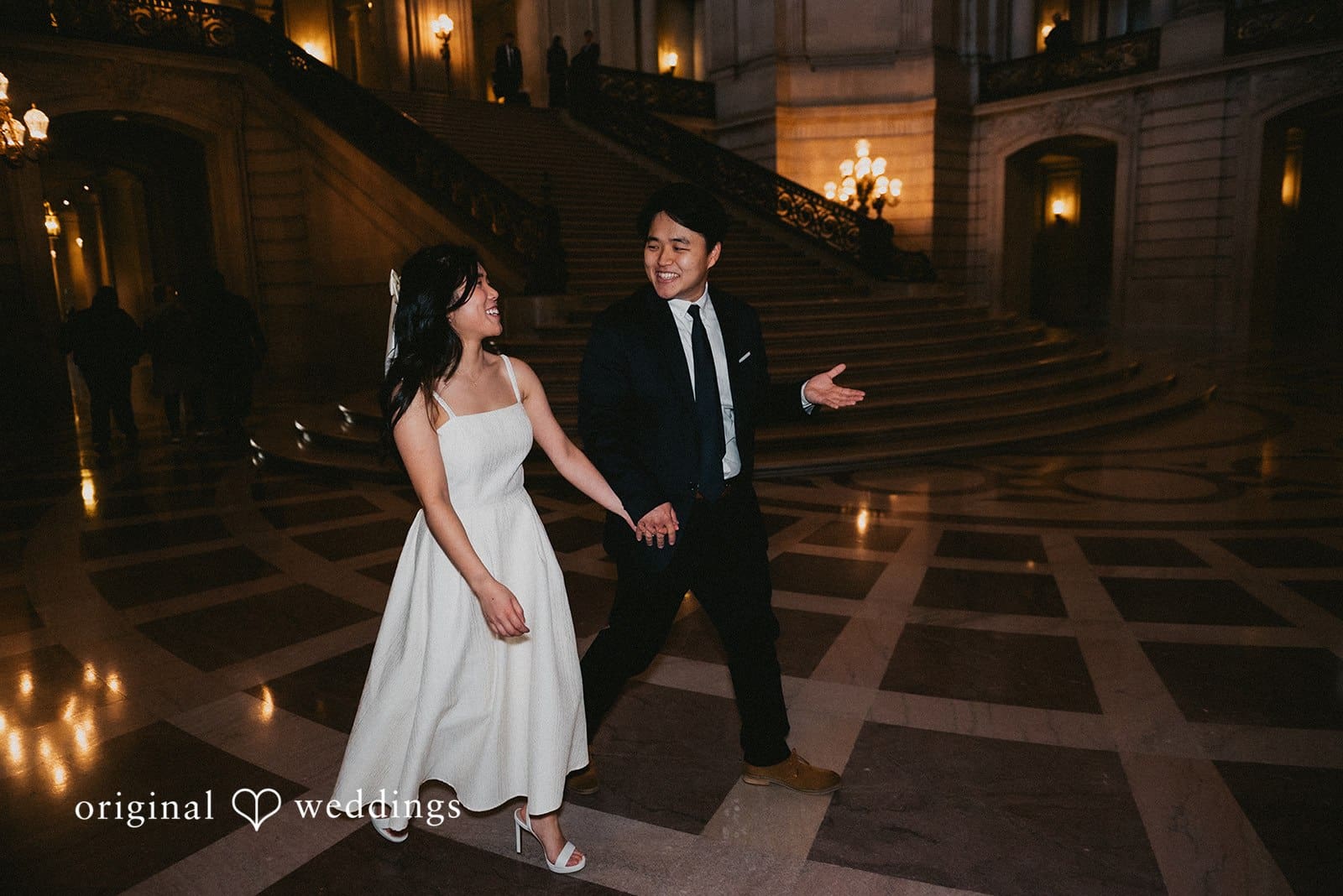 San Francisco City Hall and Japantown Engagement // Ami & Henry -