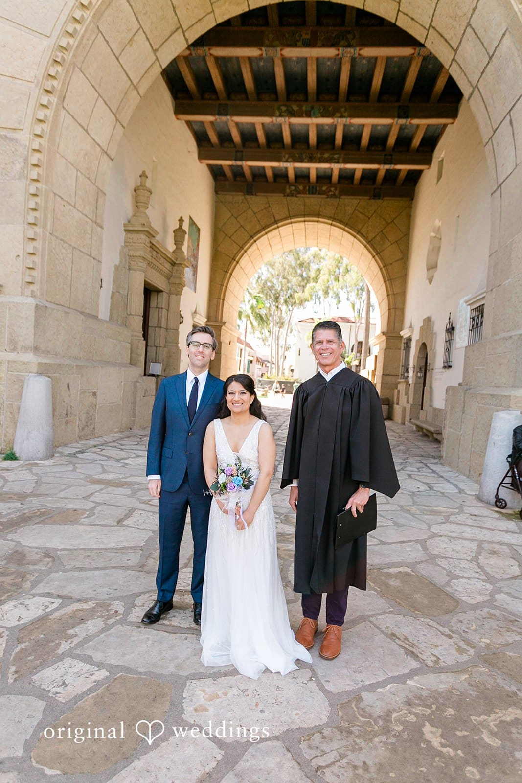 Santa Barbara Courthouse Wedding // Stephanie & Aaron -