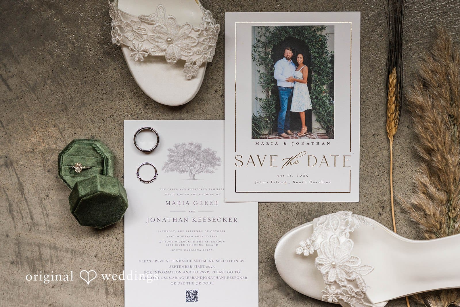 South Carolina Backyard Wedding // Maria & Jonathan -