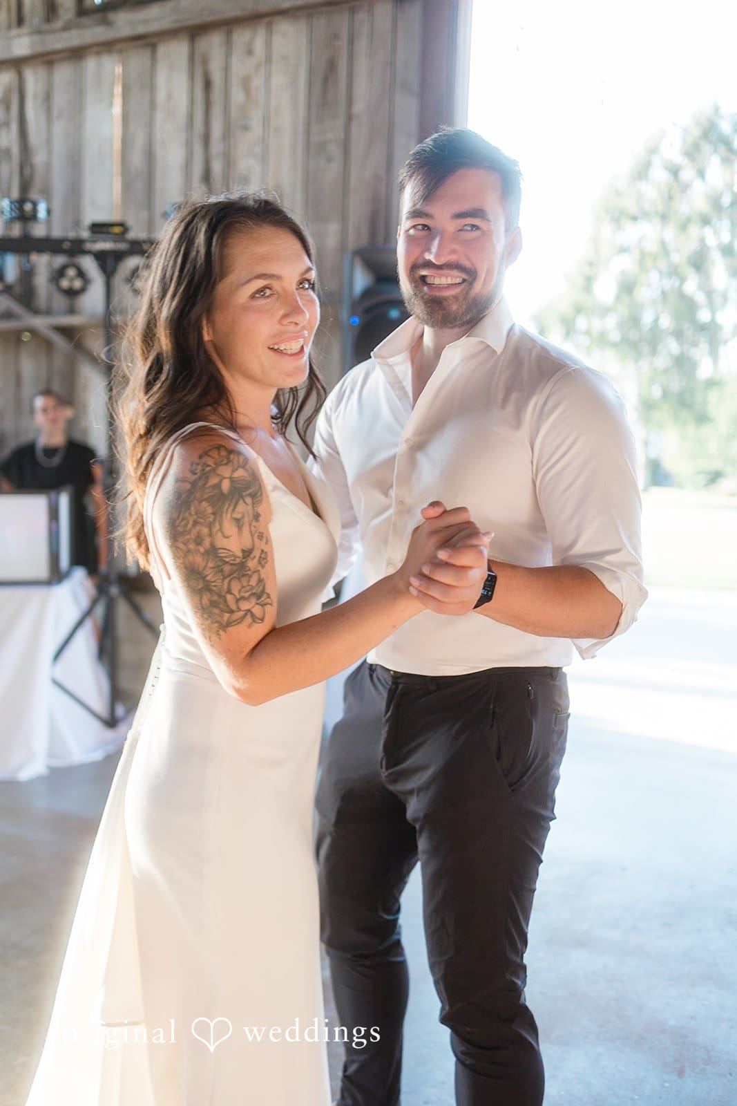 The Saltbox Barn Wedding // Alexandra & James -