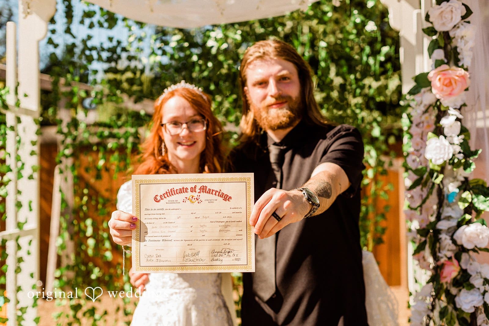 Washington Backyard Wedding // Jade & Joshua -