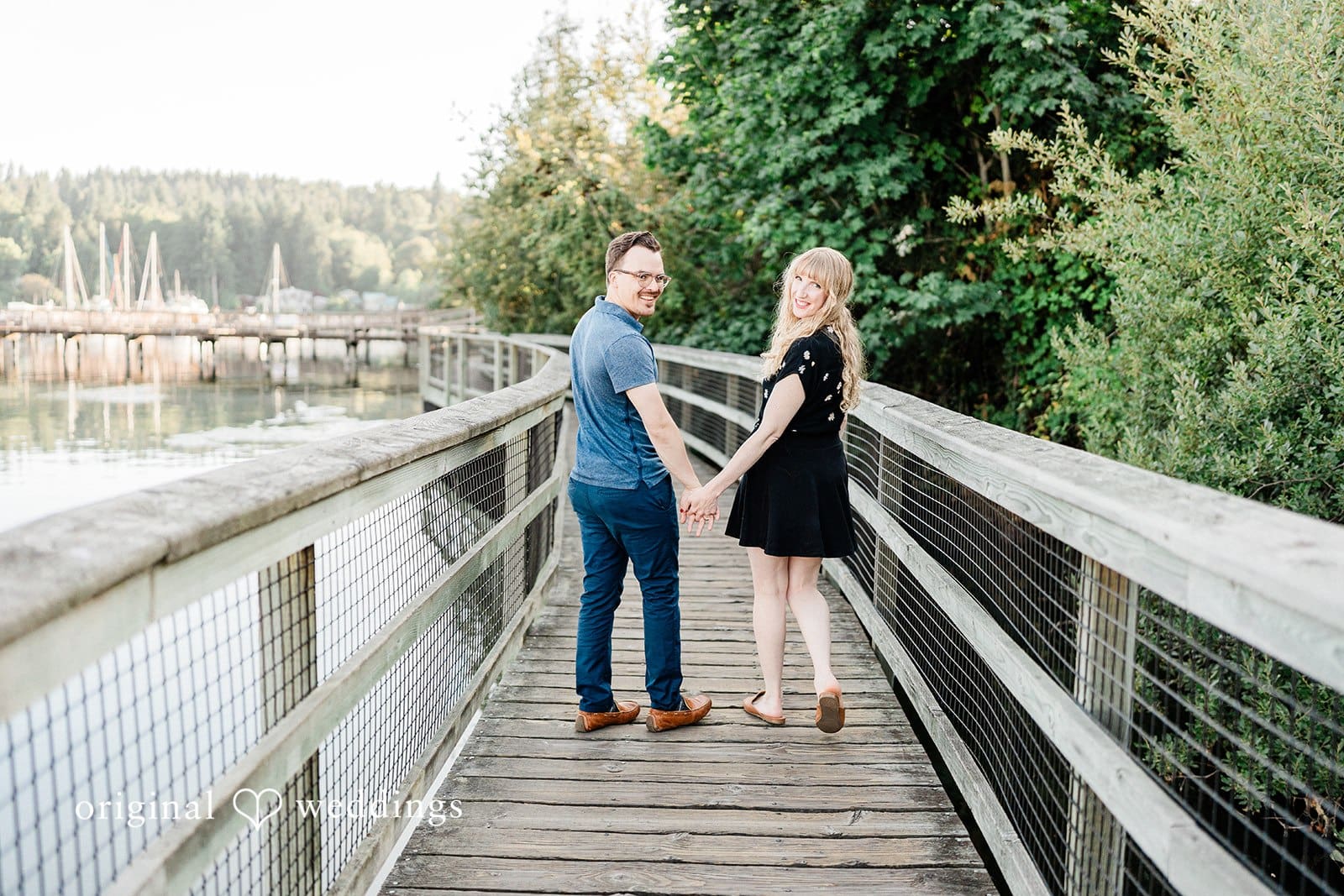 Winslow Wharf Marina Engagement // Emily & Brian -