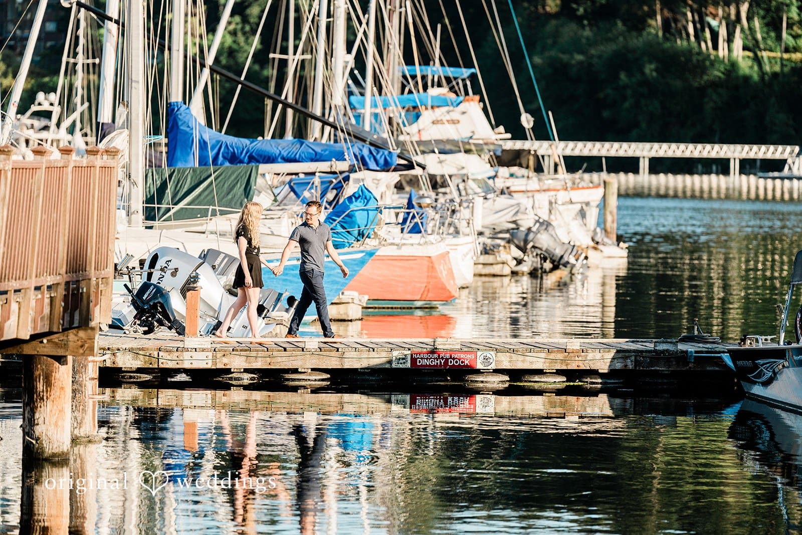 Winslow Wharf Marina Engagement // Emily & Brian -