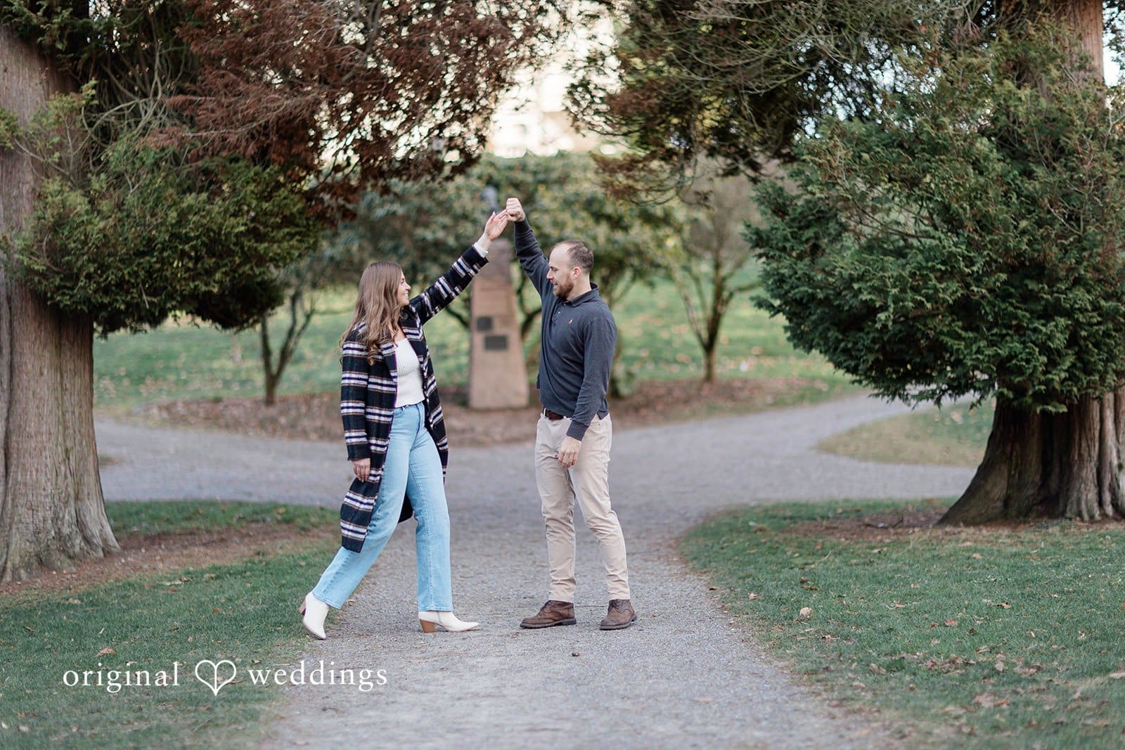 Wright Park Engagement // Leah & Ian -