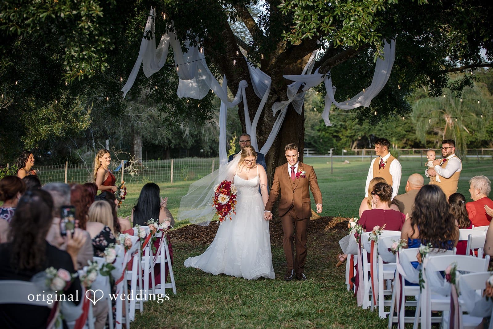 Florida Backyard Wedding // Madison & Blake -