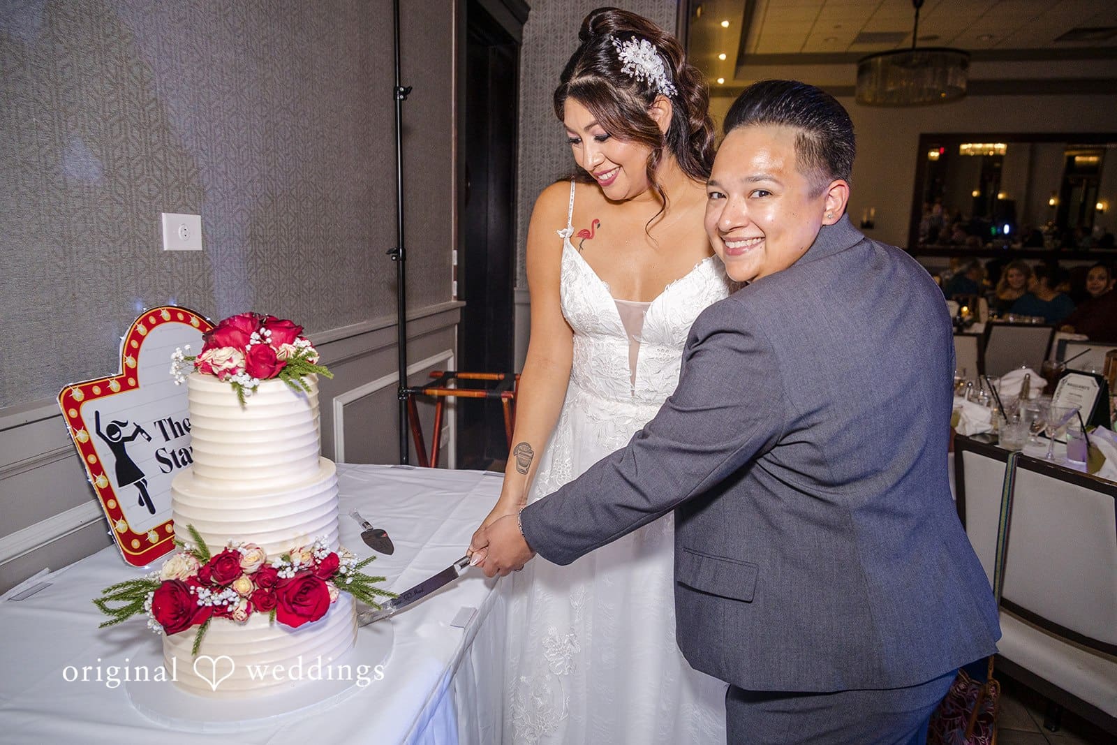 Maggiano's at the Rim Wedding // Pearl & Denise -
