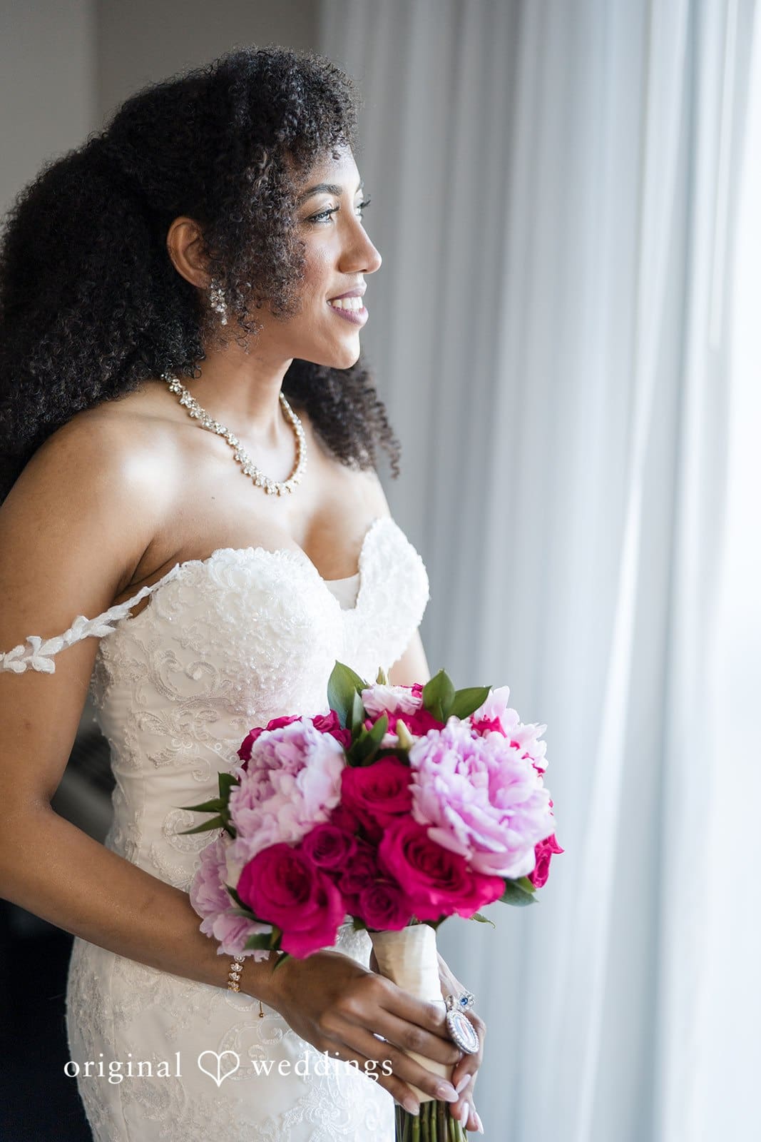 Ramon + Alexandra Beautiful picture of bride enjoying her wedding day