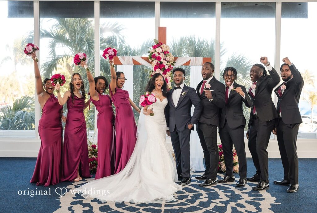 Ramon + Alexandra Elegant wedding celebration captured by Miami wedding photographer from Original Weddings at Bahia Mar Fort Lauderdale