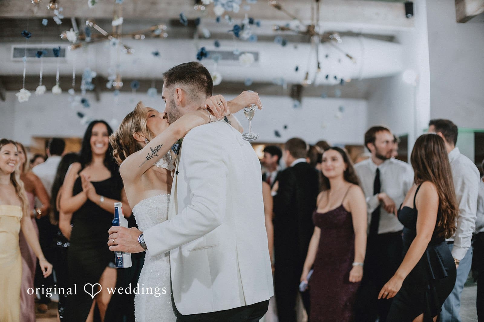 Sabrina + Ryan Romantic first dance under soft lighting.