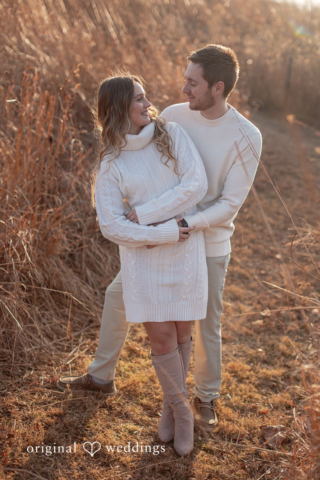 Rosemary + James A stunning portrait of the couple in the forest at Black Hill Regional Park