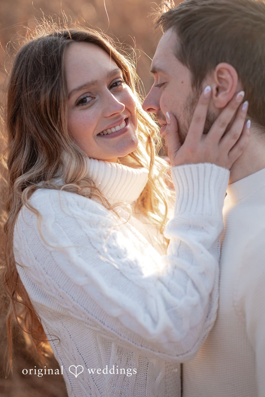Rosemary + James A romantic portrait of the couple that shows their deep connection