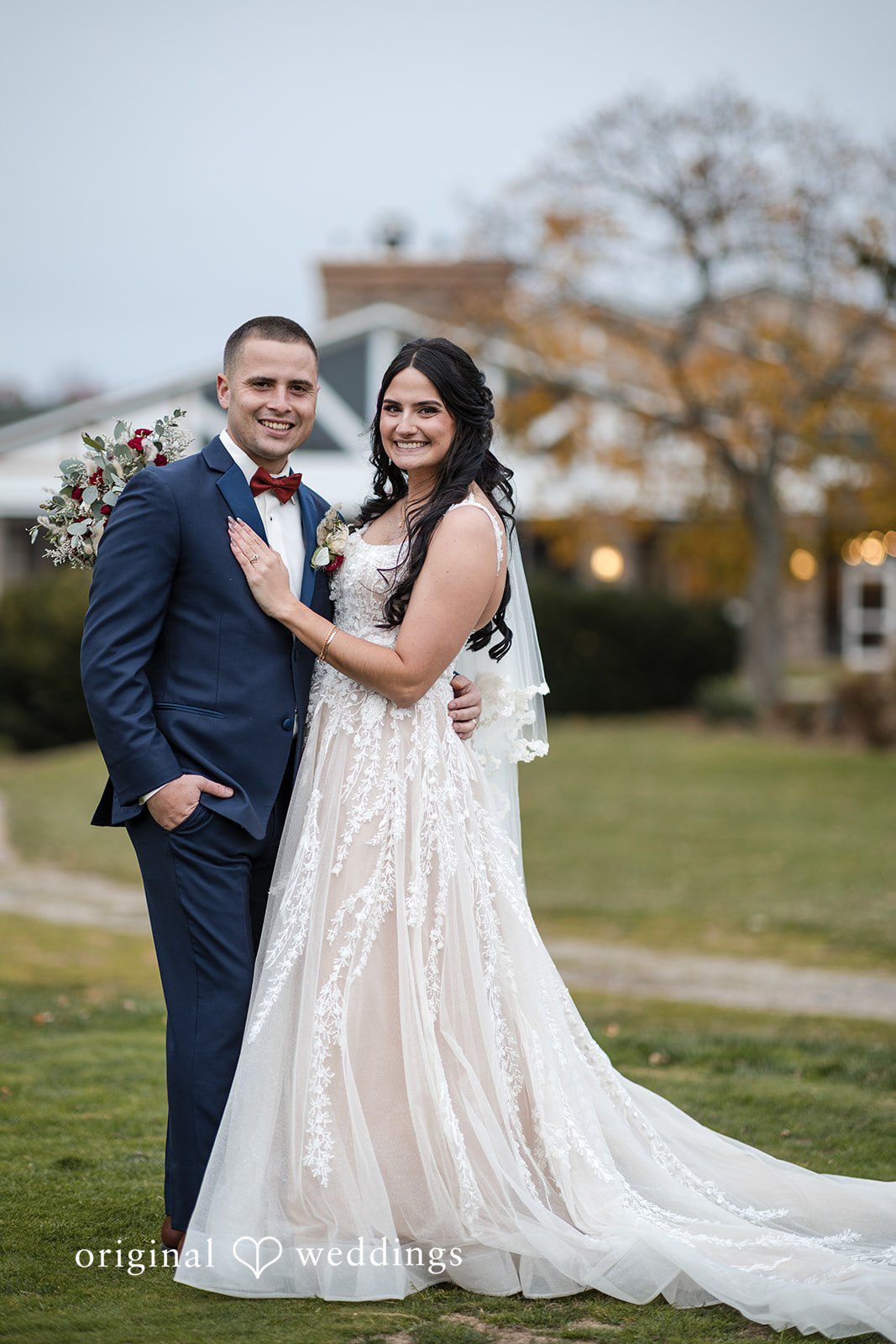 A beautiful portrait of the couple