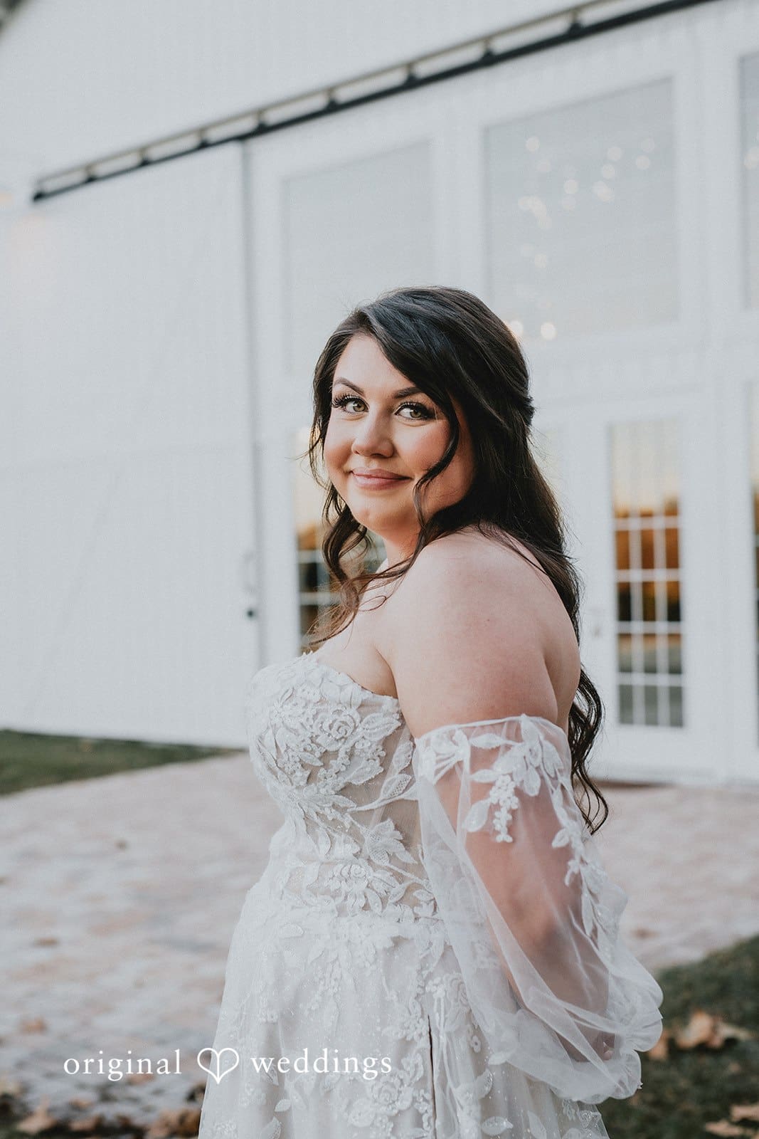 A beautiful portrait of the bride