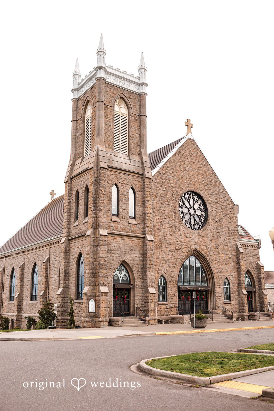 Kristi + Andrew Timeless view of Foss Waterway Seaport wedding venue, captured by Seattle wedding photographer