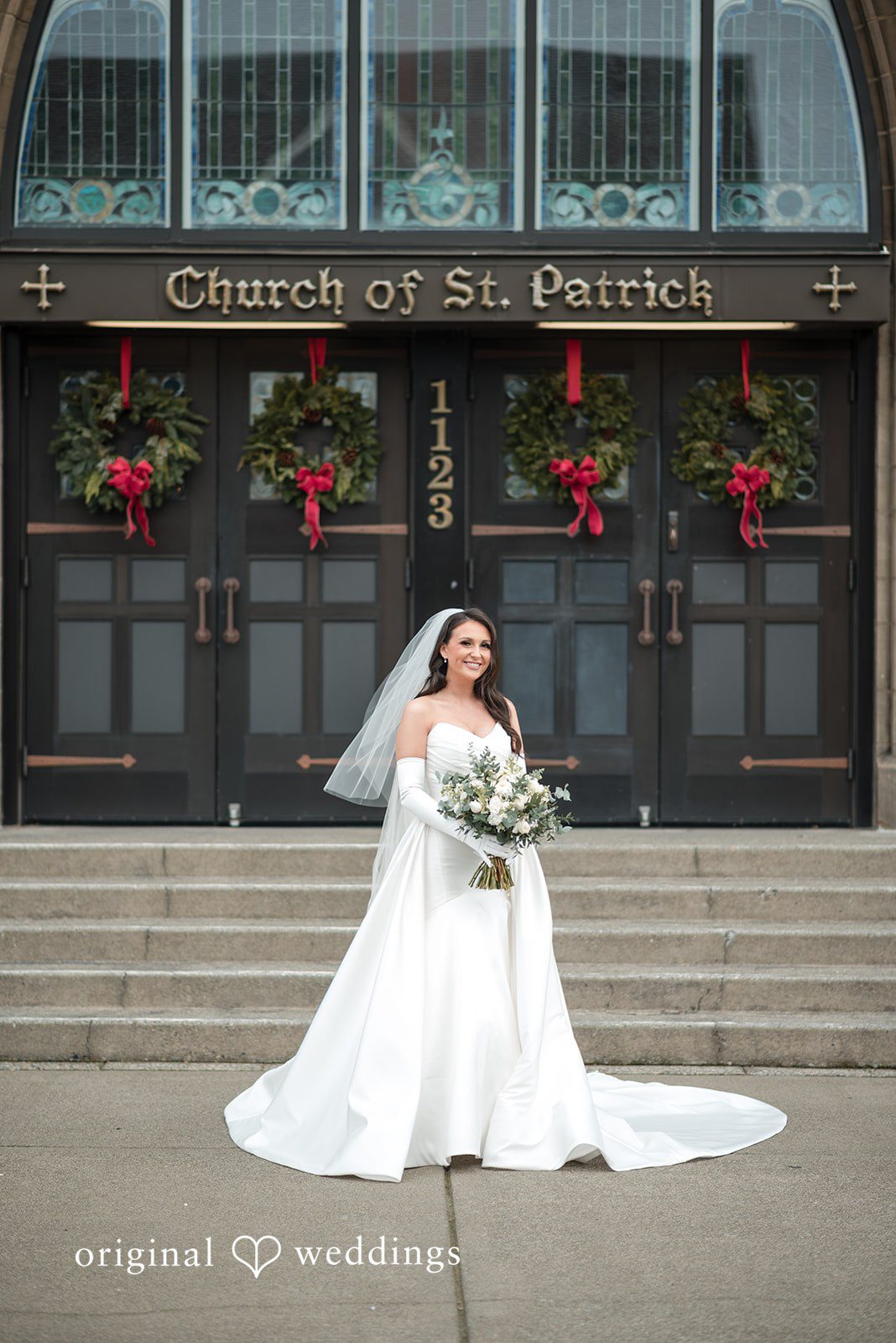 Kristi + Andrew Beautiful bride portrait at Foss Waterway Seaport